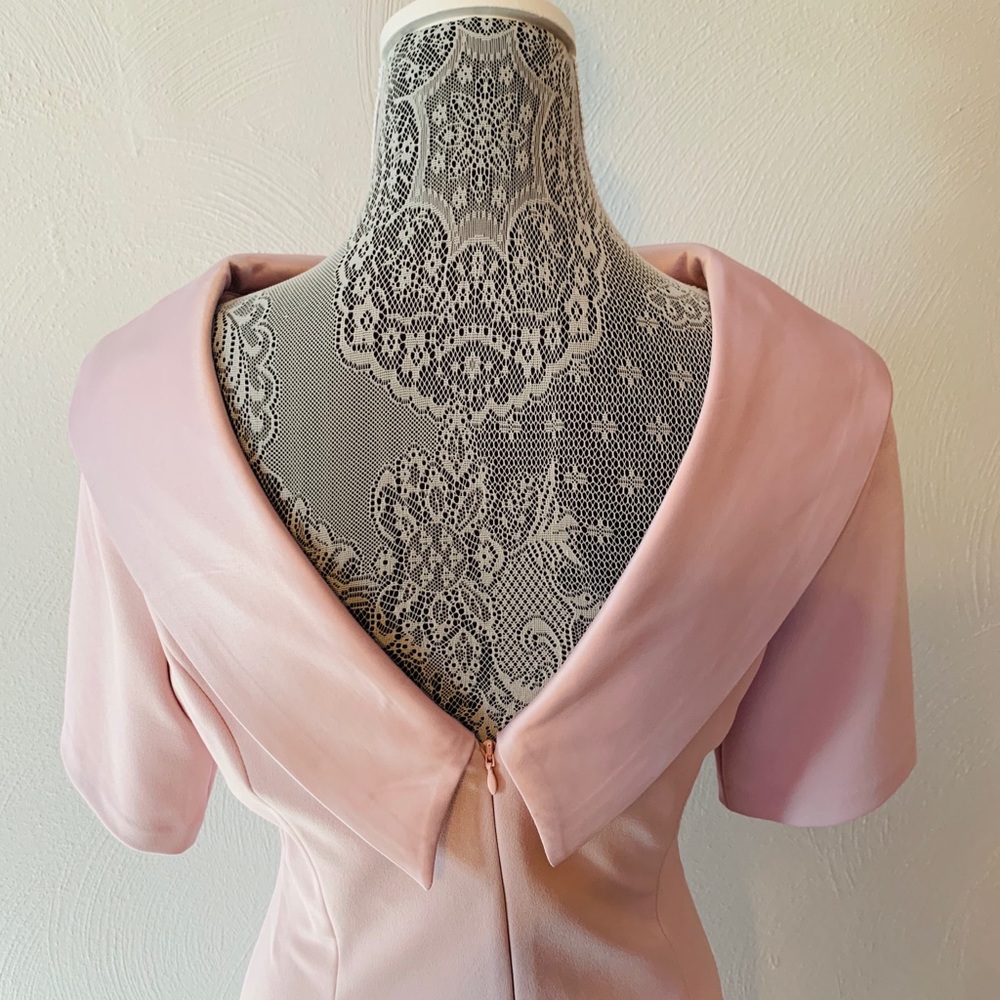 Elegant Pink White & Black Dress🥰🥰🥰